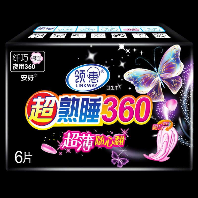 연장 360mm 밤 6 개 팩 사용