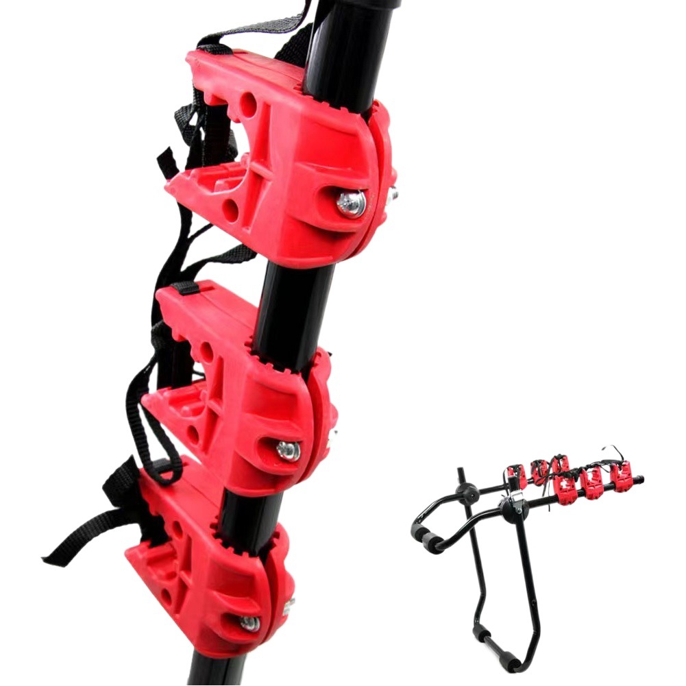 Soporte trasero para bicicleta de coche, portaequipajes plegable para maletero, rack deportivo para transporte de bicicletas