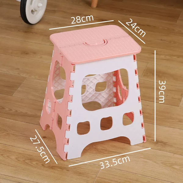 Thickened Plastic Folding Stool Portable Mini Outdoor Adult Children Chair Bench Portable Train Mazar