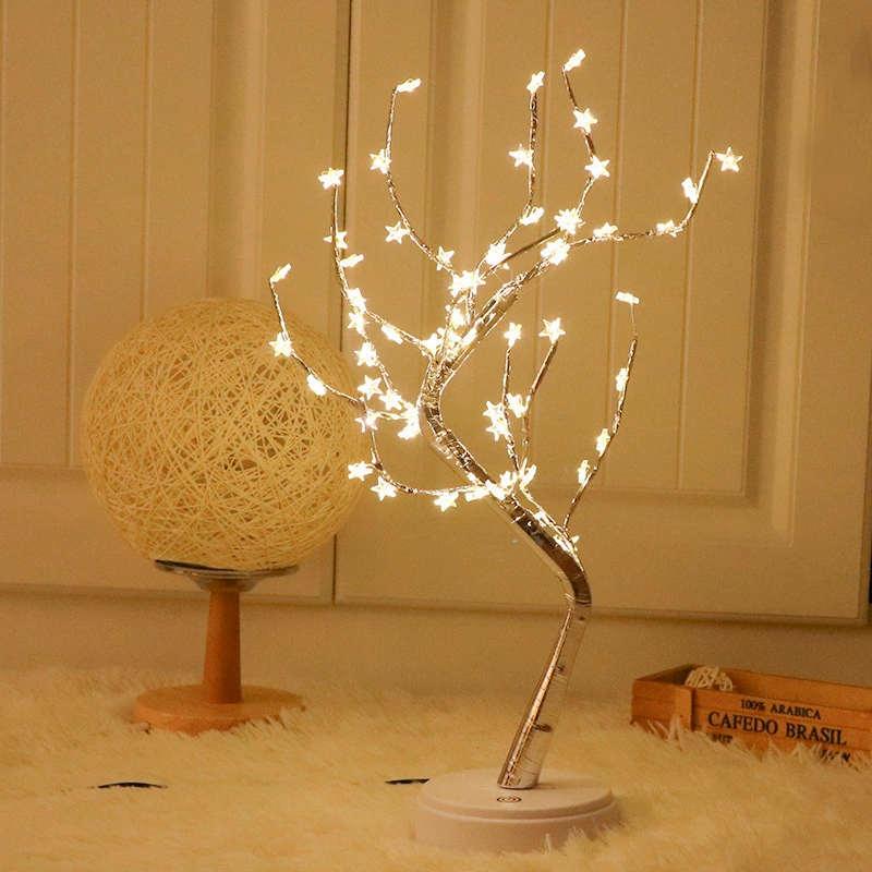 LED ночник из жемчуга, настольная лампа