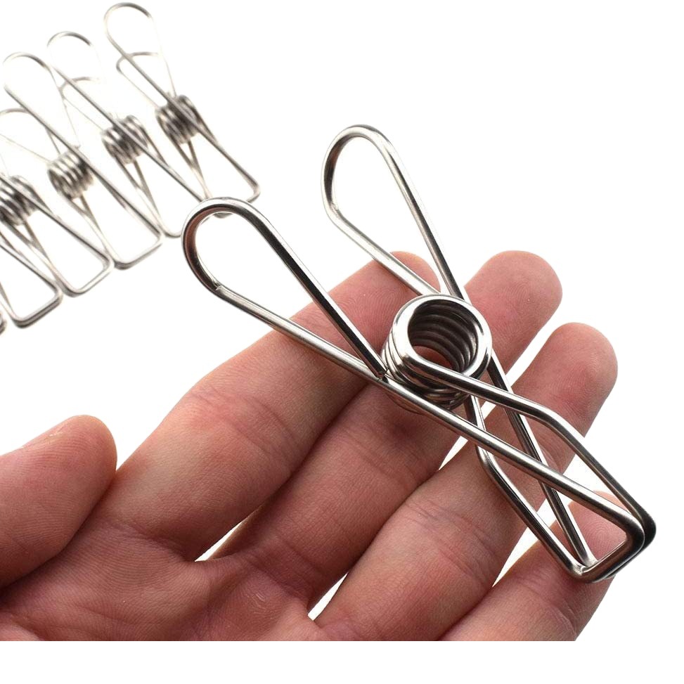 Directa amazon clip pinza ropa calcetines acero inoxidable pantalones gran s fuertes a prueba viento multifunción