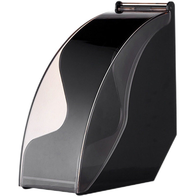 Coffee Filter Paper Box Dust-proof Box Coffee Bar Counter Filter Paper Storage Rack Storage Box Dust-proof Filter Paper Box V-shaped Sector