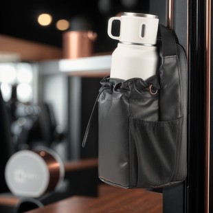 Cross-Border Hot-Selling Fitness Magnetic Water Bottle Bag with Magnet Large Capacity Gym Special Water Cup Bag Portable Crossbody Bag