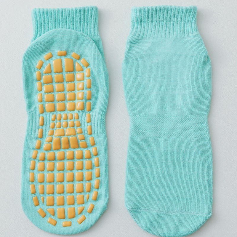 Calcetines para trampolín, calcetines antideslizantes para niños, calcetines para yoga en interiores, venta directa de fábrica, se pueden personalizar con LOGO