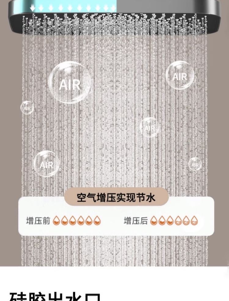 German shower head set, rain shower bathroom, toilet, shower head, constant temperature household, all-copper pressurized undefined