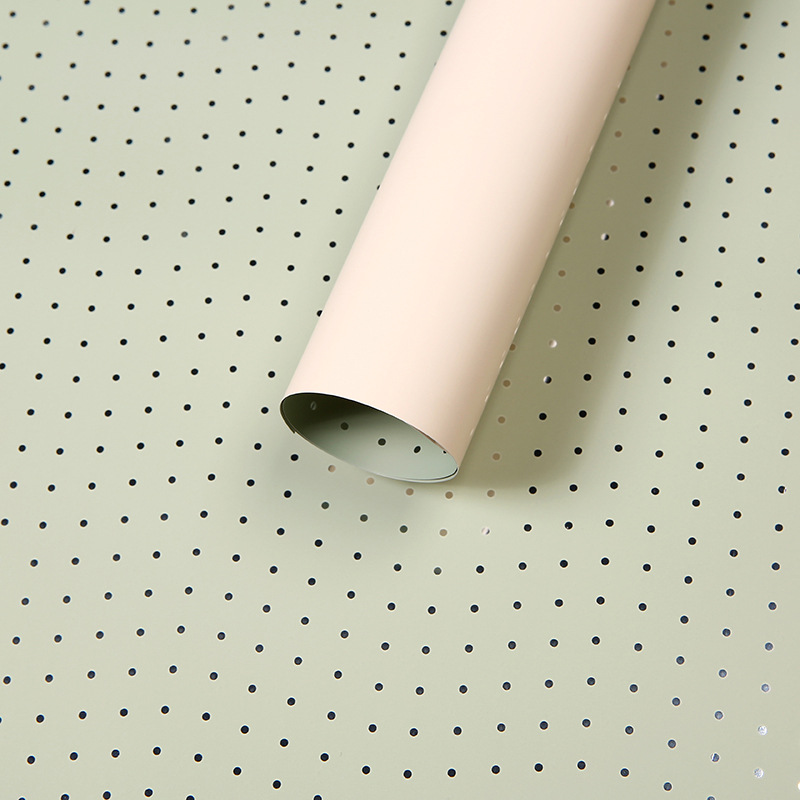 Huaxi Armani punto pequeño papel de embalaje de flores plástico de aluminio de aluminio OPP florista de alta calidad materiales de flor al por mayor