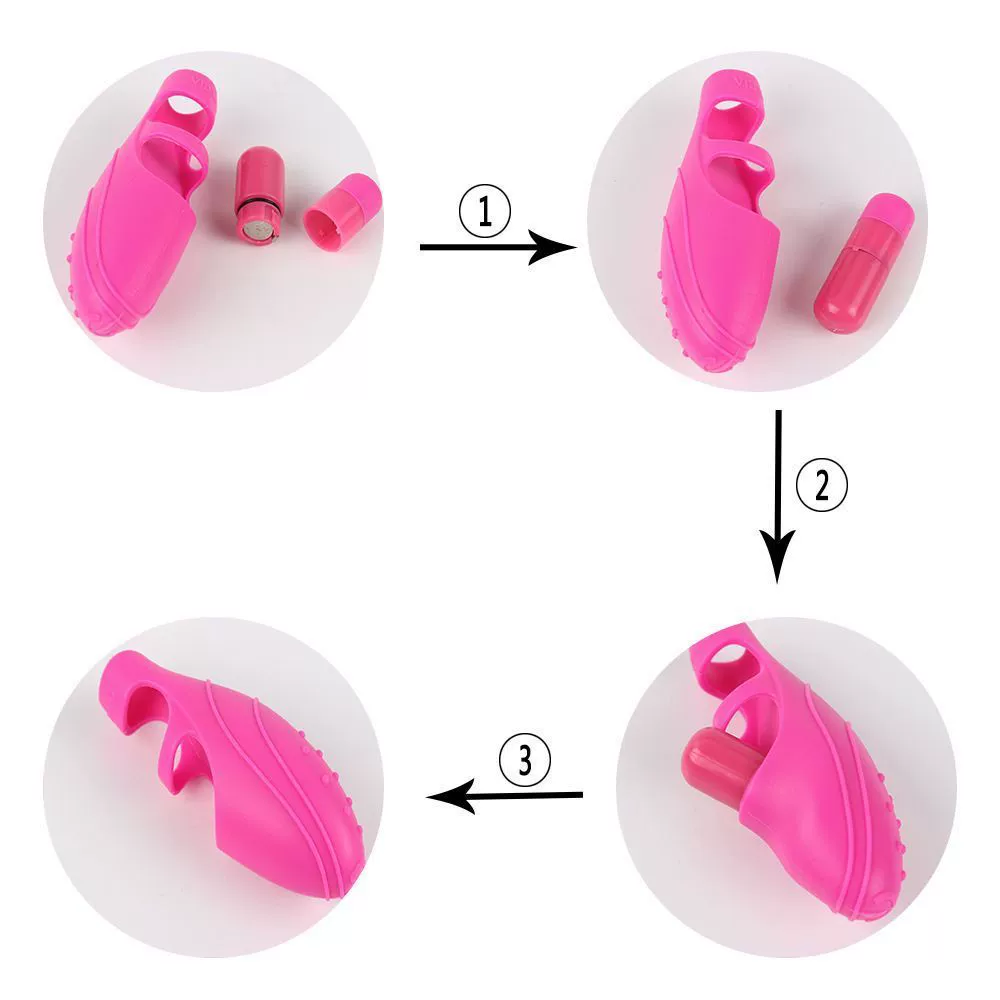 Вибрационное колечко на палец для воздействия на G-spot, прелюдия, массаж, пальцевый вибратор, взрослый секс-товар оптом