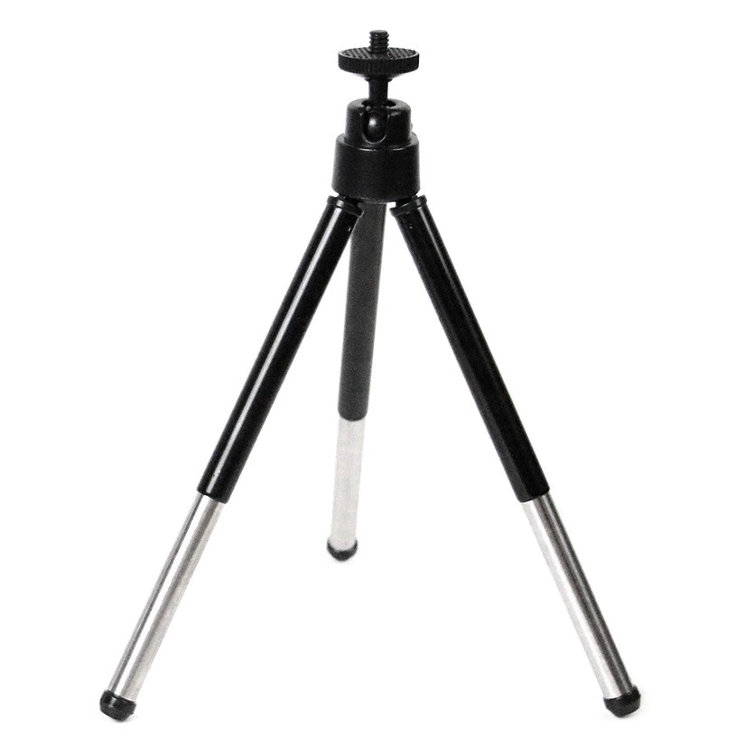 2-секционный Настольный Телескопический алюминиевый штатив с трубкой Удобная пластиковая головка Мини-кронштейн для штатива для мобильного телефона