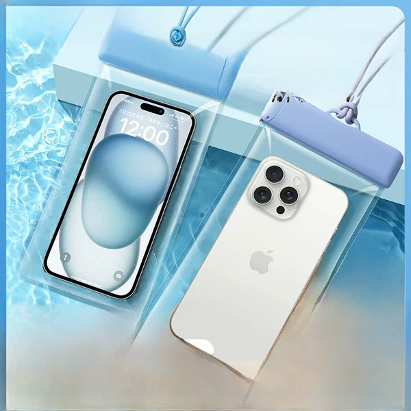 Dropshipping Mobile Phone Waterproof Bag with Touch Screen, Swimming Takeaway Rider, Rainproof Sealed Bag, Diving Waterproof Mobile Phone Case