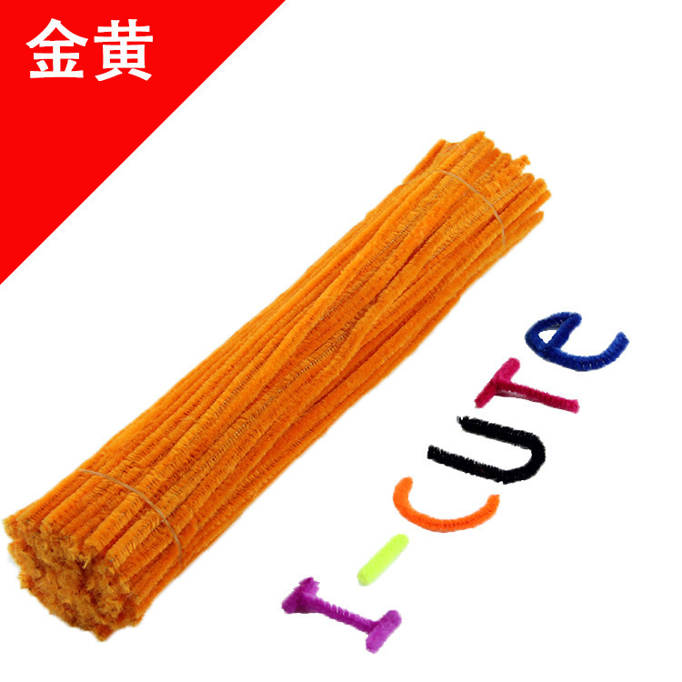 Hecho a mano DIY trenzado paquete de material cifrado ramo de lana Raíz de lana de la raya del color torcido palo de los niños hechos a mano juguetes creativos