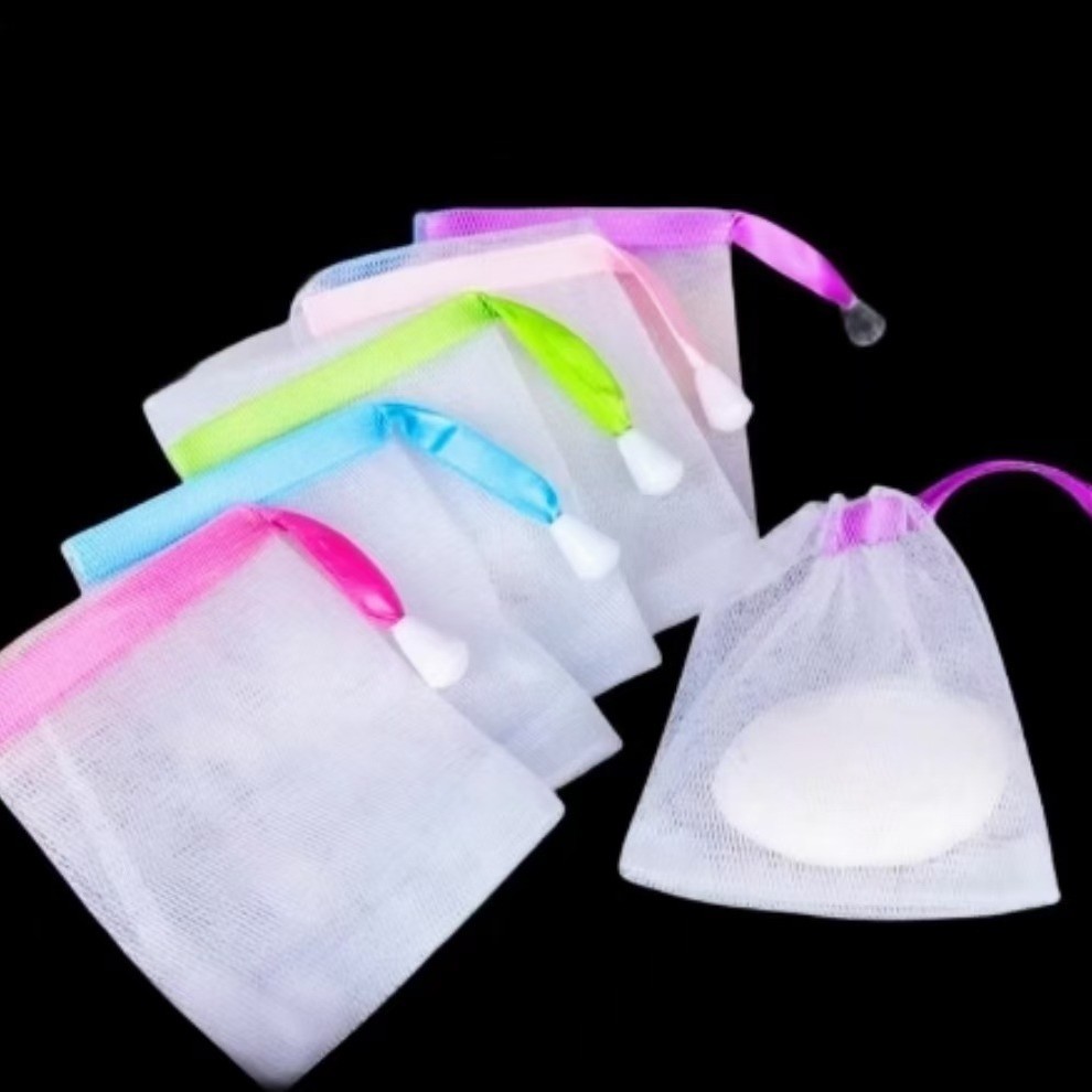 起泡网香皂洗面奶发泡网日式洁面网手工皂打泡器洗脸打泡网可挂皂