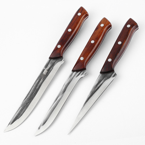 Yangjiang forged boning knife, beef and sheep carving knife, meat stall cutting knife, rosewood sharp multi-functional butcher knife