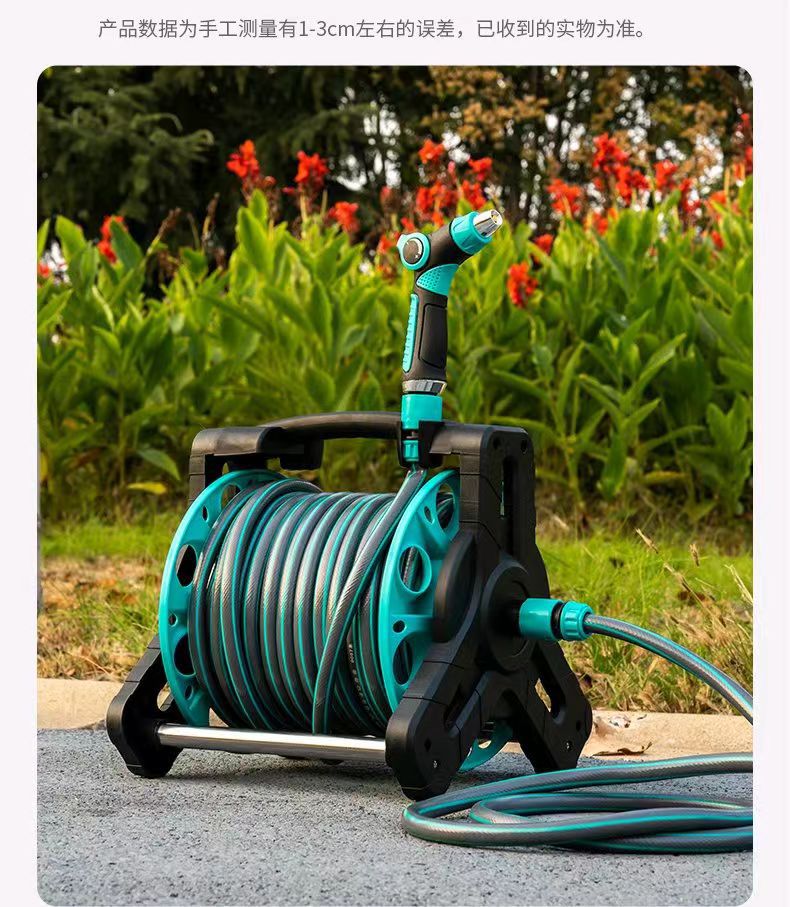 Household High-Pressure Car Wash Water Gun Hose, Garden Hose, Plastic Pipe, Hose for Watering Flowers, Hose for Connecting to the Water Faucet Set