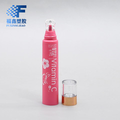 新品透明唇膏软管硅胶斜口唇膏管包材PE化妆品唇彩空管分装软管
