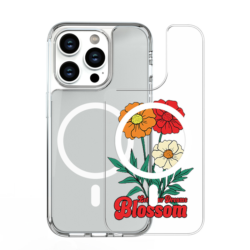 DIY图案苹果手机壳iPhone17磁吸防摔手机保护套可拆分背板壳批发|undefined