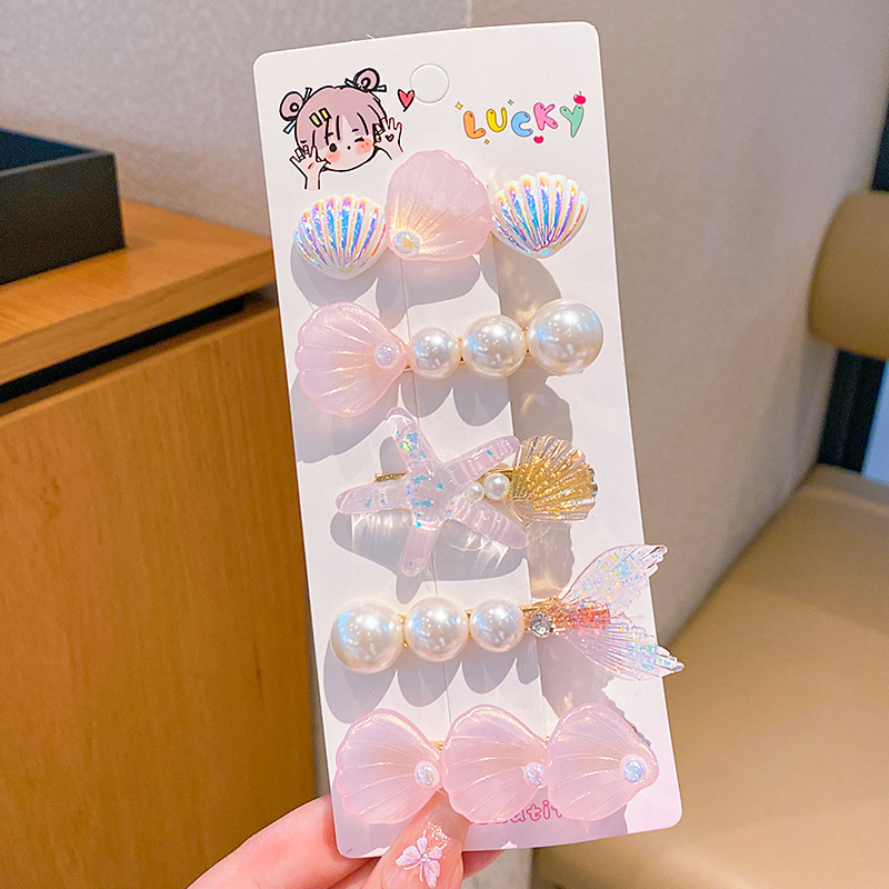 Horquilla para niños Clip de flequillo lateral para niña Clip de pico de pato para bebé Clip bb Accesorios para el cabello de alto valor Tombros de dopamina