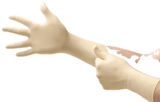 ANSELL/安思尔91-210一次性橡胶无粉手套 28cm实验室防护手套