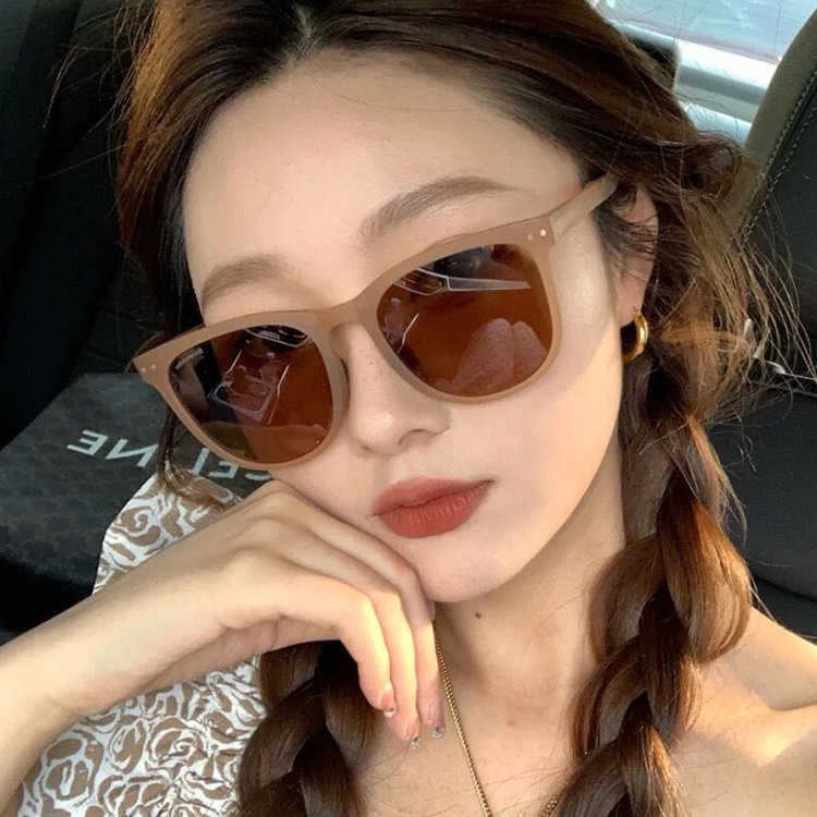 2021 Nuevo Focus plegable gafas de sol de moda de verano protección UV protección solar gafas de sol de moda cara redonda adelgazamiento