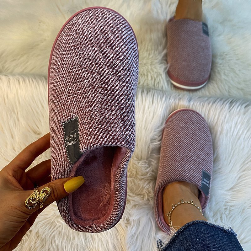 demi-season home keep warm women's slippers platform