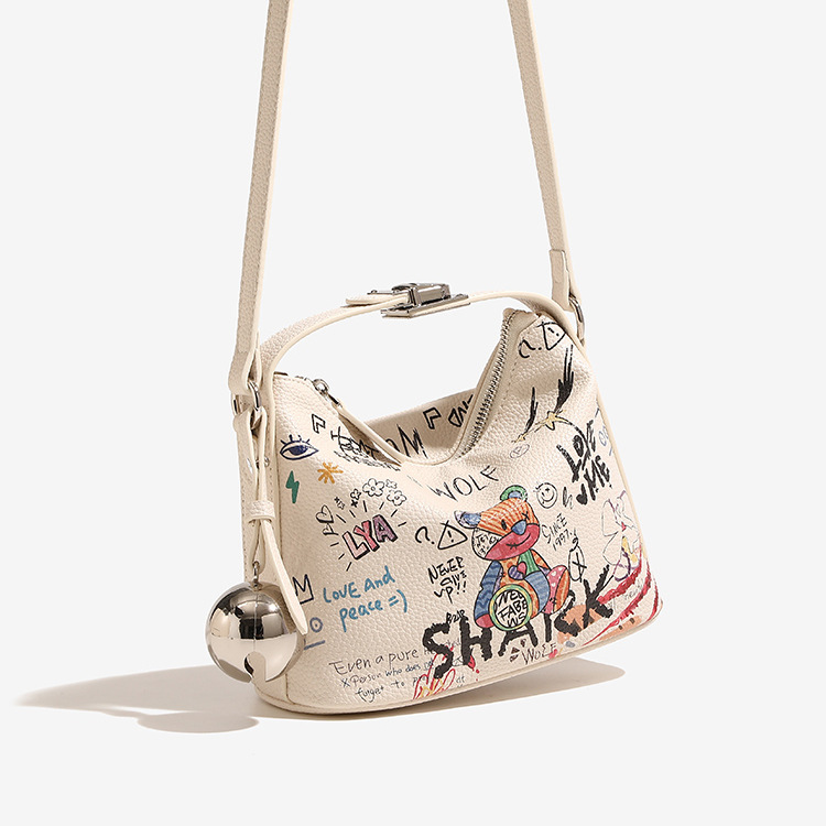 bear bag new fashion versatile cute handbag shoulder messenger bag_voghion.com