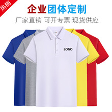 polo衫定制企业工作服短袖印字logo高端翻领t恤订制团队工装刺绣