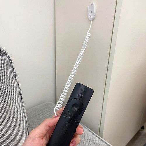 Remote control anti-lost artifact storage box wall-mounted hook wall magnetic suction living room air conditioning TV fixed rope