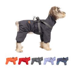 犬用レインコート全包防雨高襟犬服ペット用品防雨防風四脚胸甲は突撃服になります。