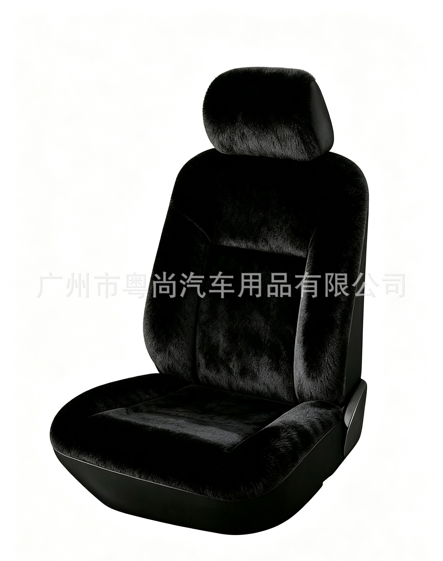 New winter cross-border bestseller, solid color plush 5-seater universal car seat cover, hot-selling on Amazon and Temu