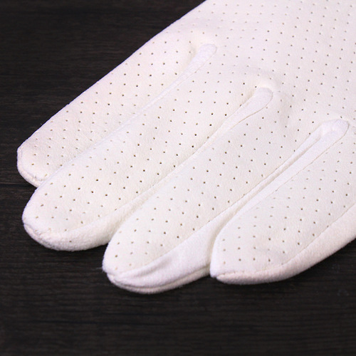 Wholesale new thick and breathable gloves, craft jewelry gloves, dust-proof protective etiquette white gloves, one piece wholesale