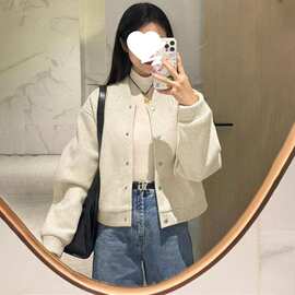 棒球服夹克短款外套女春秋冬季2026年新感超好看上衣