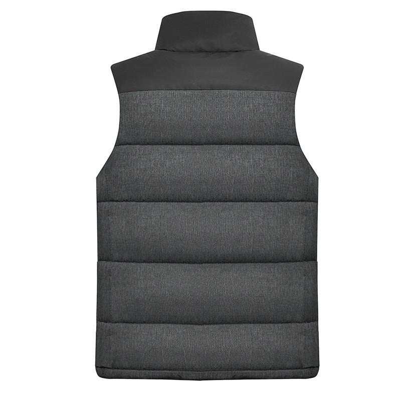 Giacca da uomo in cotone nuova senza maniche con colletto alto autunno e inverno 2024, modello coreano, ispessito_voghion.com