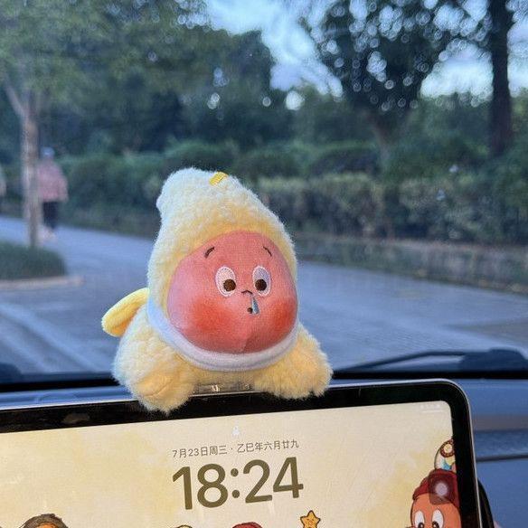 汽车人女星星小超人摆件车中控台玩偶车载装饰内趴屏幕马路鲨手趴|undefined