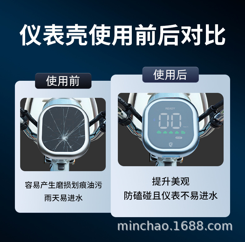 Suitable for the Tailing Youyou Youxiang Edition Electric Vehicle Instrument Panel Shell, Central Control Waterproof Cover, High-Definition Screen Protective Cover Accessories