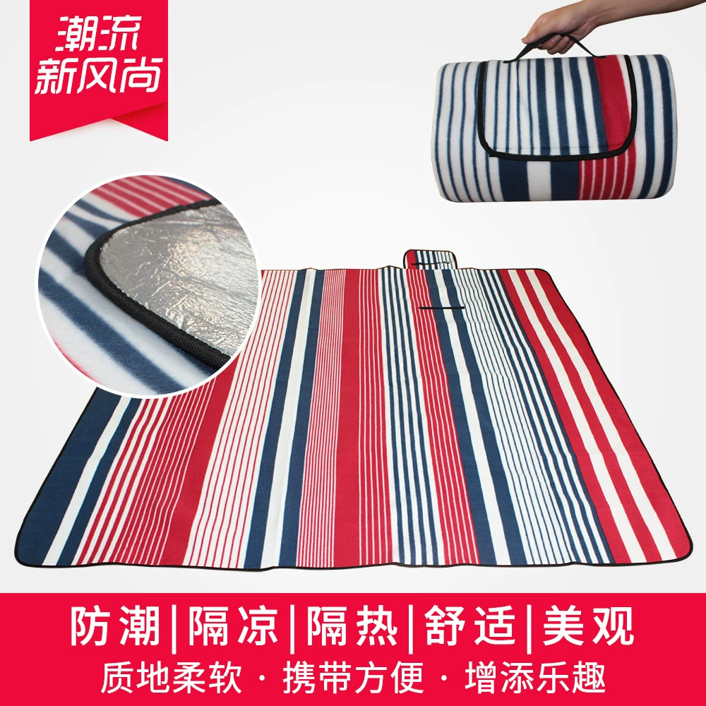 Оптовая многофункциональная пикниковая коврик утолщенная теплая складная коврик для кемпинга на открытом воздухе портативный походный влагозащитный пляжный коврик