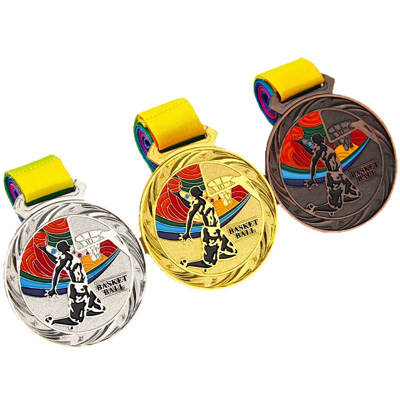 Juegos Deportivos Insignia de metal Medalla conmemorativa Natación Ping-Pong Rugby Patinaje en ruedas Ciclismo Boxeo Esquí