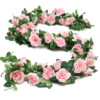 Simulation flower vine fake flower silk flower and vine strip simulation flower plant rattan vine decorate flower wedding water pipe air conditioner wraps around the rattan