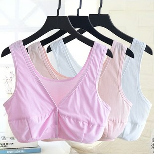 Middle-Aged and Elderly Pure Cotton Bra with Front Buckle, Middle-Aged and Elderly Bra, Mother-In-Law Bra, Lactation Bra