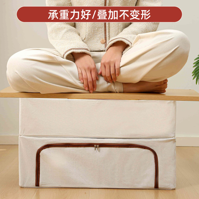 Drawer-style shoe storage box Home viewing window trendy shoe storage box Large capacity mesh cloth bed bottom storage shoe box