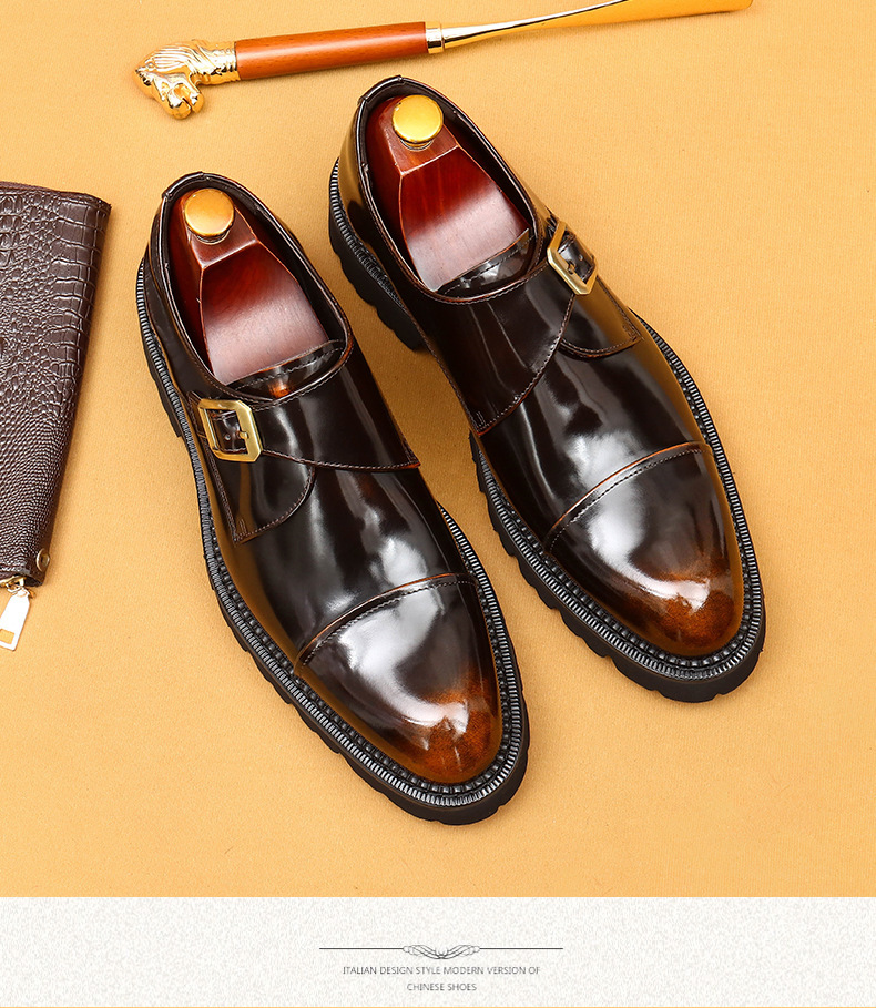 Heißer verkauf high-grade patent leder glänzend leder schuhe männer schaffell innen leder drei-joint dicken sohlen formale tragen Mengke schuhe_voghion.com