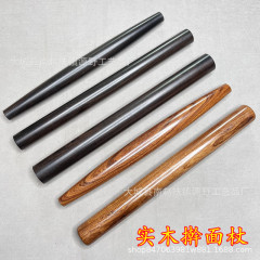 卸売りの赤い貴重な宝のめん棒の手羽の木の手のめん棒の黒檀の木のギョーザの皮の杖の震え音の生放送は代行します。
