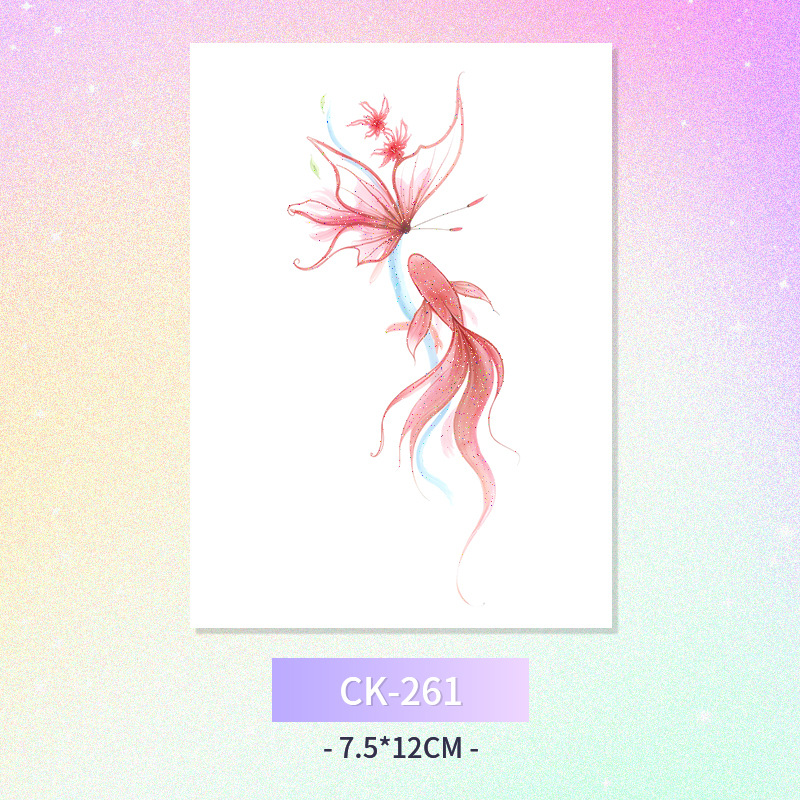 Glitter mariposa cara pegatinas tatuaje pegatinas hadas lavable impermeable de larga duración lindo unicornio ciervo Luna Estrella Planeta