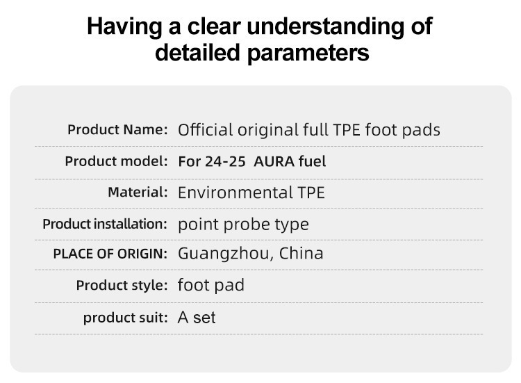 Suitable for 24-25 Lada Aura Car Floor Mats, Waterproof Special Car-Specific Fully Environmentally Friendly Tpe Floor Mats