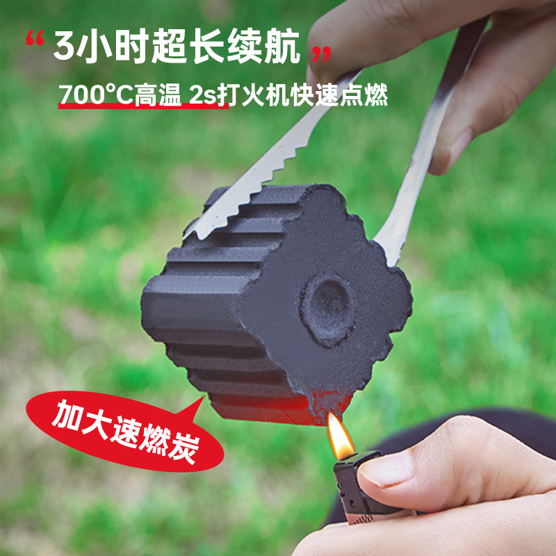 Horno al aire libre para cocinar té, horno de barbacoa portátil, horno de barbacoa de campamento doméstico, horno de carbón grande, horno de barbacoa, parrilla de barbacoa