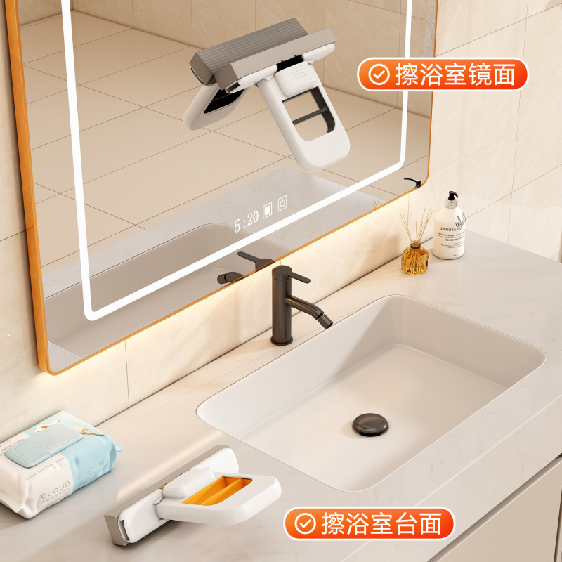 免手洗小拖把桌面茶几清洁吸水折叠耐用海绵手持胶棉耐用折叠|undefined