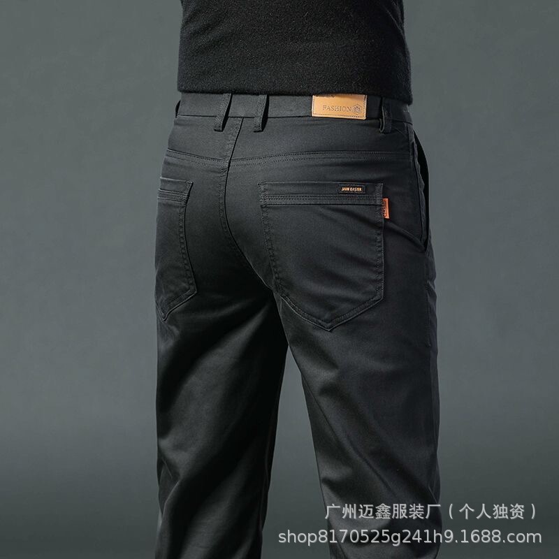 Casual Pants Casual Pants Men's High Quality Korean Style Long Pants Stretch Business Straight Casual Pants Men