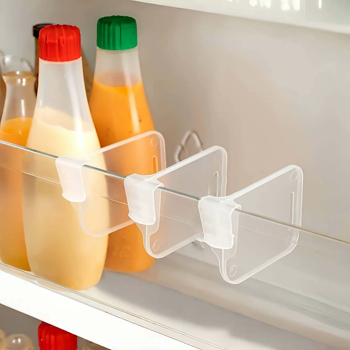 Разделитель холодильника Запорный зажим для холодильника Многофункциональная свободная комбинация хранения отделка Изоляционная перегородка