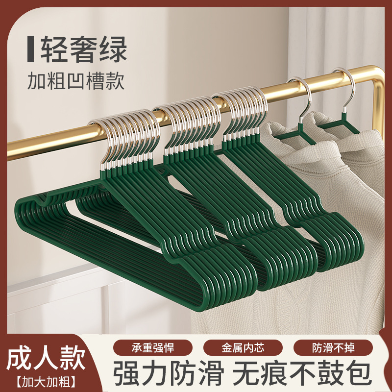 衣架家用挂衣加粗加大大号无痕儿童晾衣服架带挂钩衣撑宿舍用学生|undefined