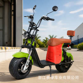 工厂批发X12巴西Citycoco哈雷款胖胎成人双座电动车电摩电瓶车