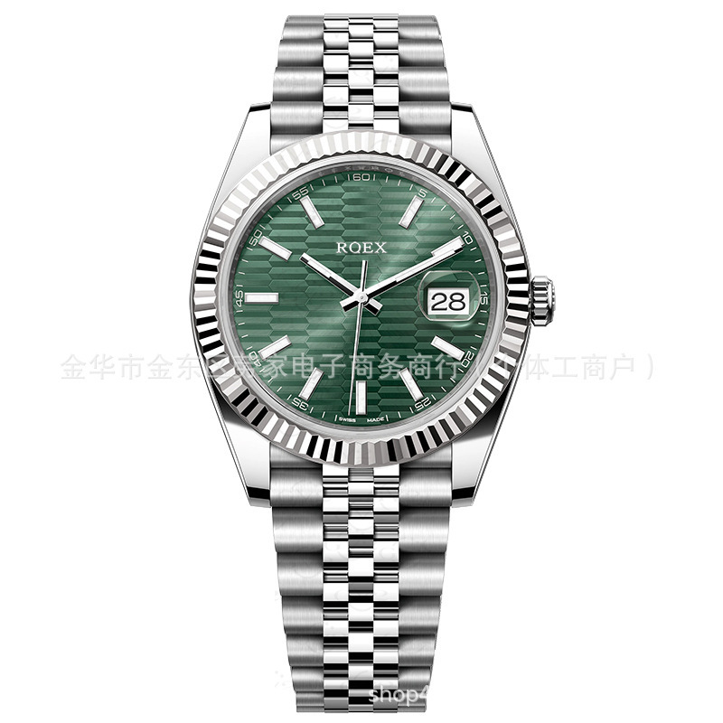 Micro-business on behalf of Lao Jia men's log type automatic machinery oyster steel belt men's diamond sapphire AliExpress batch