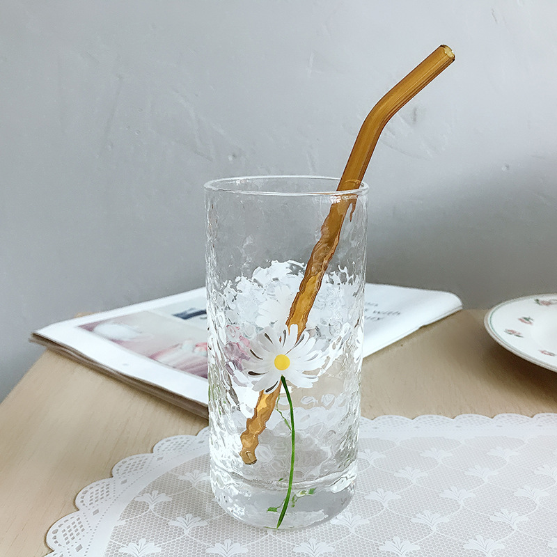 15g Weight Straw, stirring rod Kitchen and drinking utensils 1 Piece Quantity Daily Occasion Glass Material Solid Color Pattern Casual Style Casual Solid Color Glass Straw Stirring Rod 1 Piece 7